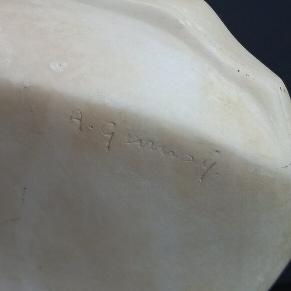 Vintage A Gennay Bust Statue Signed , Italy. Rare Italy - Picture 3 of 12